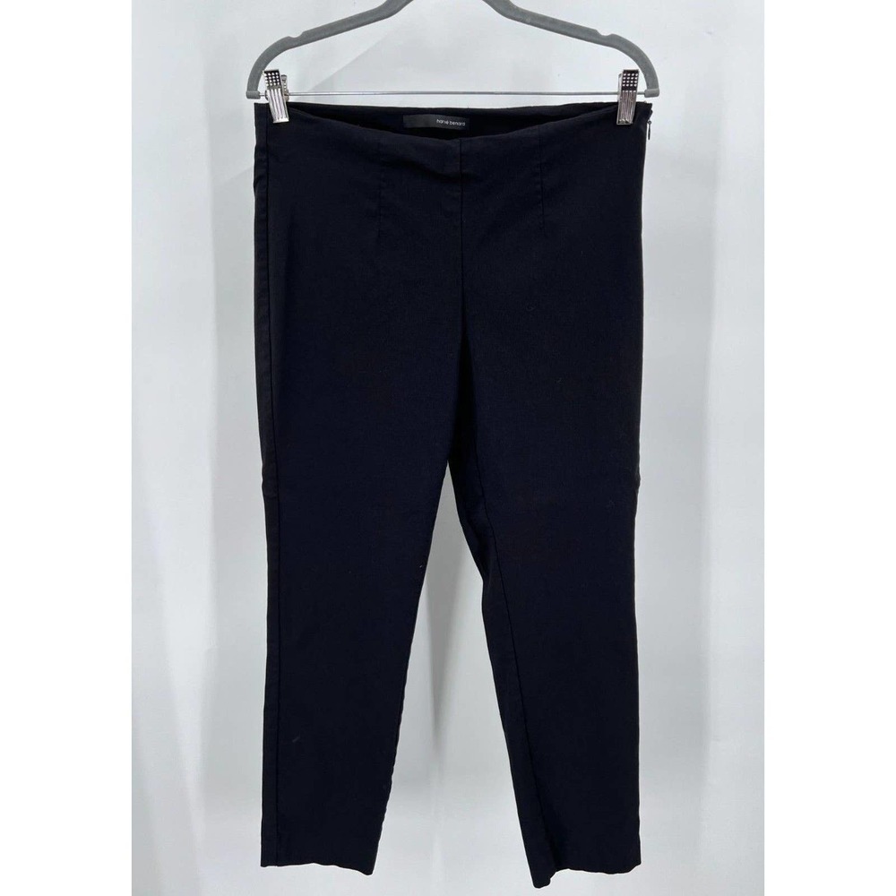 Harve' Benard Women's Size 8 Viscose Blend Career Wear Black Dress Pants Pull On